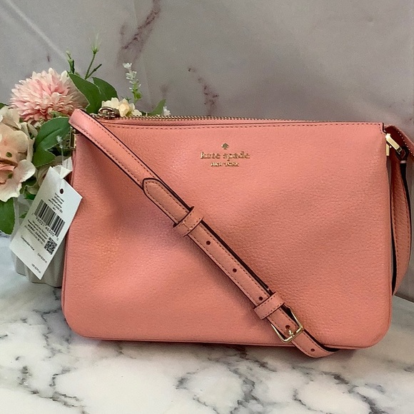 NWT - Kate Spade -Leila Triple Gusset Crossbody